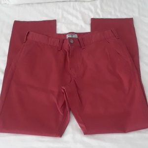 Express brick red orange chinos Finn 32x32